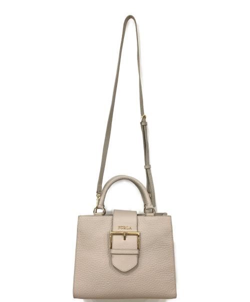 FURLA（フルラ）FURLA (フルラ) 2WAYショルダーバッグ グレーの古着・服飾アイテム