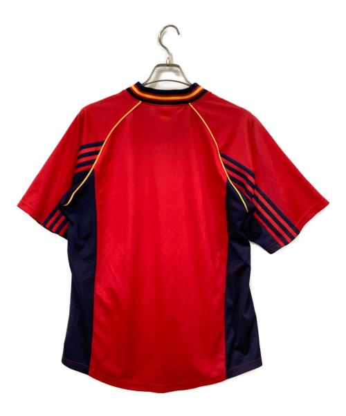 adidas（アディダス）adidas (アディダス) ゲームシャツ レッド サイズ:Lサイズの古着・服飾アイテム
