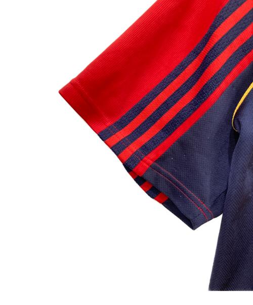 adidas（アディダス）adidas (アディダス) ゲームシャツ レッド サイズ:Lサイズの古着・服飾アイテム