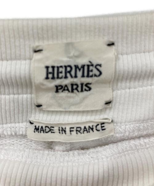HERMES（エルメス）HERMES (エルメス) パンツ ホワイト×ベージュ サイズ:36の古着・服飾アイテム