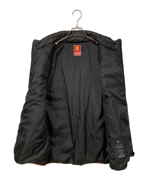 Scuderia Ferrari（スクーデリア・フェラーリ）Scuderia Ferrari (スクーデリア・フェラーリ) 中綿ベスト ブラック×レッド サイズ:XXLの古着・服飾アイテム