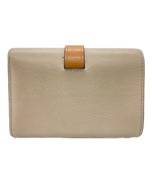 LOEWE（ロエベ）LOEWE (ロエベ) スモールバーティカルウォレット ベージュ×ブラウンの古着・服飾アイテム