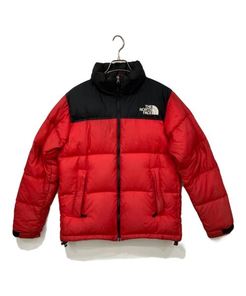 THE NORTH FACE（ザ ノース フェイス）THE NORTH FACE (ザ ノース フェイス) ダウンジャケット レッド×ブラック サイズ:Mの古着・服飾アイテム