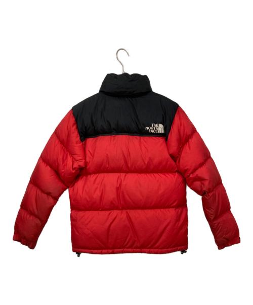 THE NORTH FACE（ザ ノース フェイス）THE NORTH FACE (ザ ノース フェイス) ダウンジャケット レッド×ブラック サイズ:Mの古着・服飾アイテム