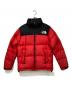 THE NORTH FACE（ザ ノース フェイス）の古着「ダウンジャケット」｜レッド×ブラック