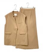 Ameriアメリ）の古着「OTONA WRAP VEST SET U」｜ベージュ