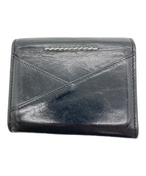 MM6 Maison Margiela（エムエムシックスメゾンマルジェラ）MM6 Maison Margiela (エムエムシックスメゾンマルジェラ) コンパクトウォレット ブラックの古着・服飾アイテム