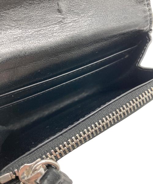 MM6 Maison Margiela（エムエムシックスメゾンマルジェラ）MM6 Maison Margiela (エムエムシックスメゾンマルジェラ) コンパクトウォレット ブラックの古着・服飾アイテム