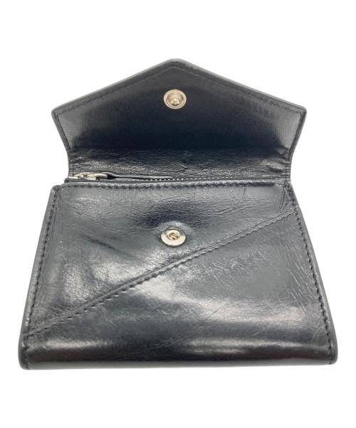 MM6 Maison Margiela（エムエムシックスメゾンマルジェラ）MM6 Maison Margiela (エムエムシックスメゾンマルジェラ) コンパクトウォレット ブラックの古着・服飾アイテム