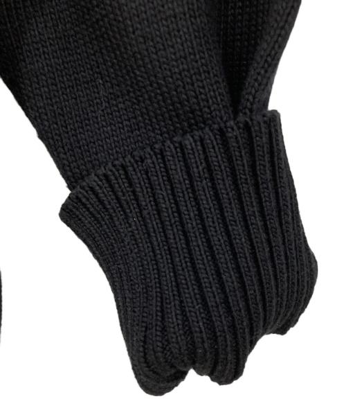 DRAWER（ドゥロワー）DRAWER (ドゥロワー) 厚手ニット ブラック サイズ:1の古着・服飾アイテム