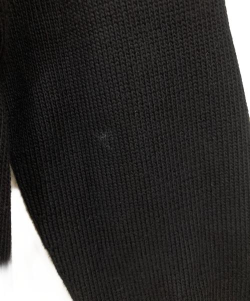 DRAWER（ドゥロワー）DRAWER (ドゥロワー) 厚手ニット ブラック サイズ:1の古着・服飾アイテム