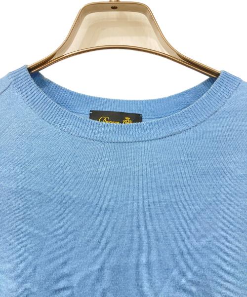 DRAWER（ドゥロワー）DRAWER (ドゥロワー) 薄手ニット スカイブルー サイズ:２の古着・服飾アイテム