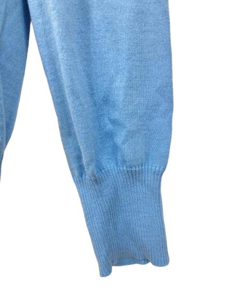 DRAWER（ドゥロワー）DRAWER (ドゥロワー) 薄手ニット スカイブルー サイズ:２の古着・服飾アイテム