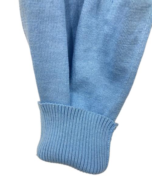 DRAWER（ドゥロワー）DRAWER (ドゥロワー) 薄手ニット スカイブルー サイズ:２の古着・服飾アイテム