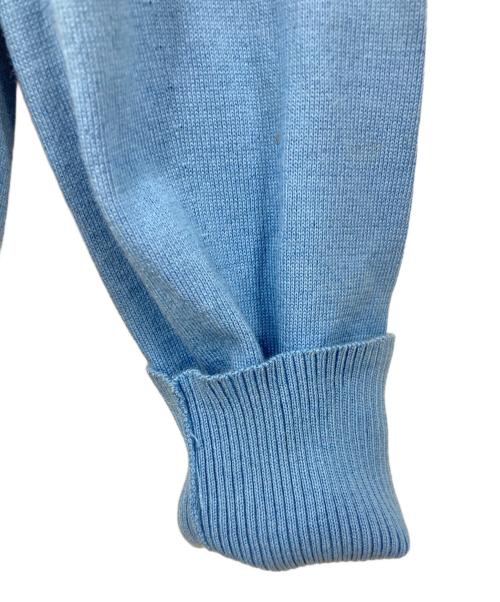 DRAWER（ドゥロワー）DRAWER (ドゥロワー) 薄手ニット スカイブルー サイズ:２の古着・服飾アイテム