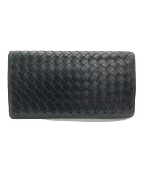 BOTTEGA VENETA（ボッテガベネタ）BOTTEGA VENETA (ボッテガベネタ) 長財布 ブラックの古着・服飾アイテム