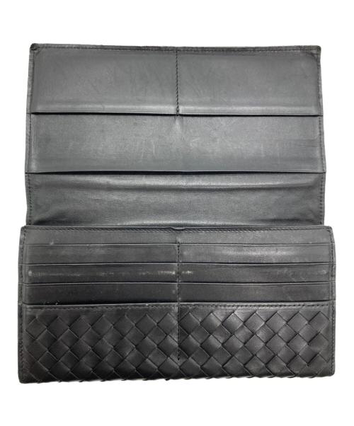 BOTTEGA VENETA（ボッテガベネタ）BOTTEGA VENETA (ボッテガベネタ) 長財布 ブラックの古着・服飾アイテム