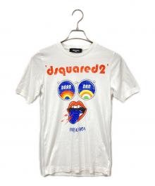 DSQUARED2（ディースクエアード）の古着「半袖カットソー」｜ホワイト