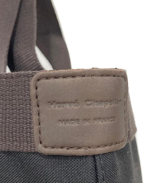 Herve Chapelier（エルベシャプリエ）Herve Chapelier (エルベシャプリエ) コーデュラスクエアトート ブラックの古着・服飾アイテム