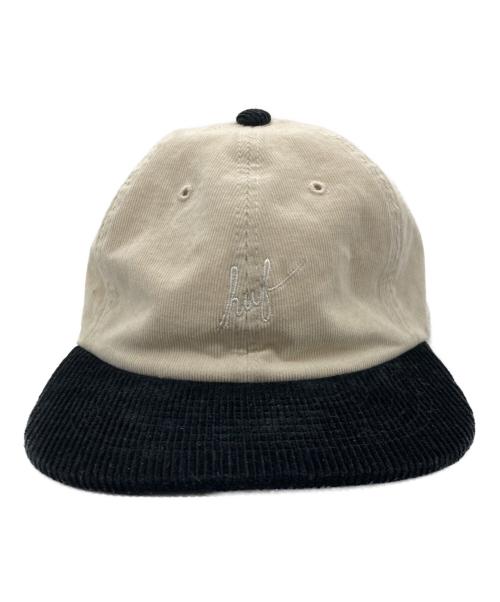 HUF（ハフ）HUF (ハフ) キャップ ブラック×ホワイトの古着・服飾アイテム