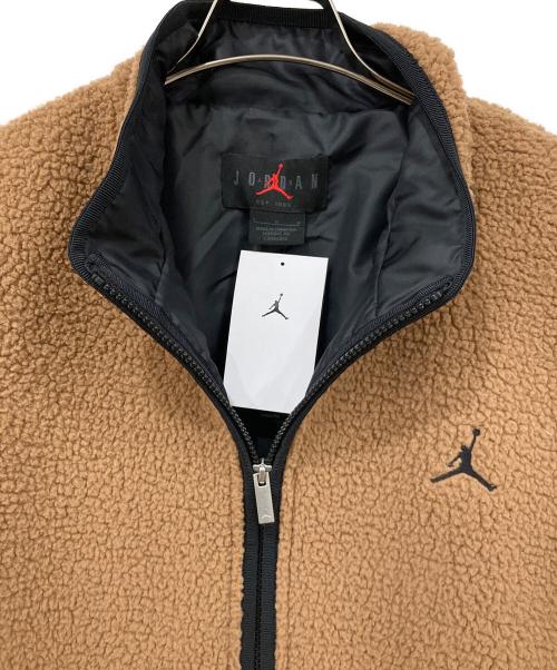 NIKE（ナイキ）NIKE (ナイキ) Air Jordan Flight High-Pile Fleece Jacket ブラウン サイズ:Lサイズ 未使用品の古着・服飾アイテム