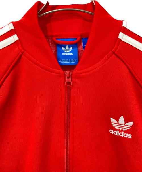 adidas Originals（アディダスオリジナル）adidas Originals (アディダスオリジナル) SST TRACK TOP レッド×ホワイト サイズ:XOの古着・服飾アイテム