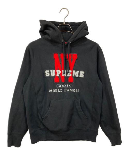 SUPREME（シュプリーム）SUPREME (シュプリーム) プルオーバーパーカー ブラック×レッド サイズ:Smallの古着・服飾アイテム