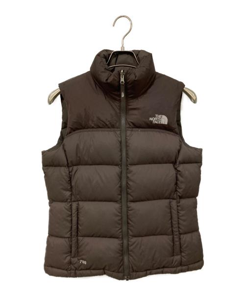 THE NORTH FACE（ザ ノース フェイス）THE NORTH FACE (ザ ノース フェイス) ダウンベスト ブラウン サイズ:SIZE Sの古着・服飾アイテム