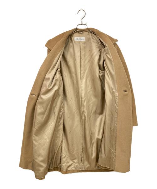 MaxMara（マックスマーラ）MaxMara (マックスマーラ) カシミヤ混ダブルコート ブラウン サイズ:SIZE 38の古着・服飾アイテム