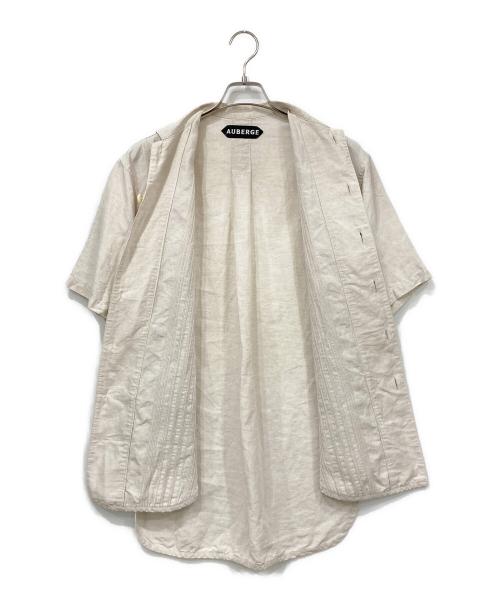AUBERGE（オーベルジュ）AUBERGE (オーベルジュ) 半袖シャツ グレー サイズ:40の古着・服飾アイテム