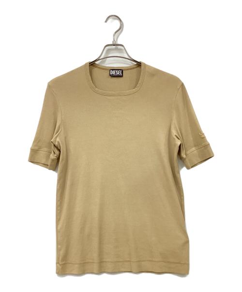 DIESEL（ディーゼル）DIESEL (ディーゼル) 半袖カットソー ベージュ サイズ:Mサイズの古着・服飾アイテム
