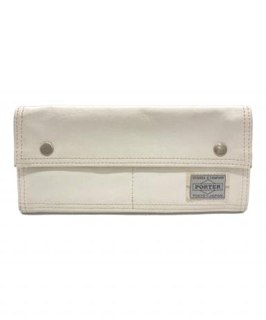 中古・古着通販】PORTER (ポーター) 長財布 ホワイト｜ブランド・古着