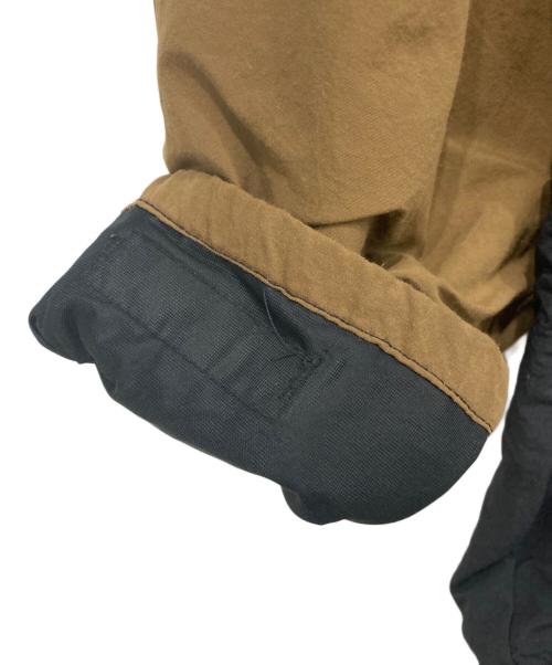 Switchbaks（スイッチバックス）Switchbaks (スイッチバックス) ナイロンアノラックパーカー カーキ×ブラック サイズ:MEDIUMの古着・服飾アイテム