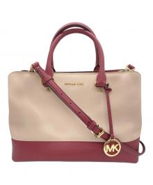 MICHAEL KORS（マイケルコース）の古着「ハンドバッグ」｜レッド×ピンク