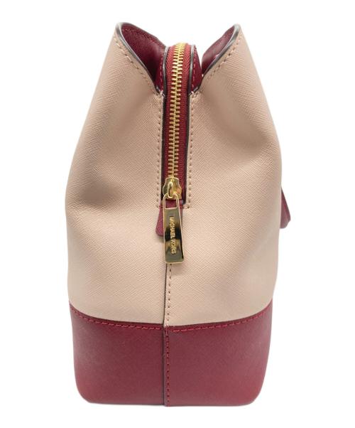 MICHAEL KORS（マイケルコース）MICHAEL KORS (マイケルコース) ハンドバッグ レッド×ピンクの古着・服飾アイテム