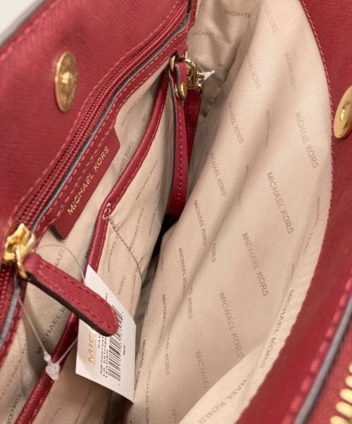 MICHAEL KORS（マイケルコース）MICHAEL KORS (マイケルコース) ハンドバッグ レッド×ピンクの古着・服飾アイテム