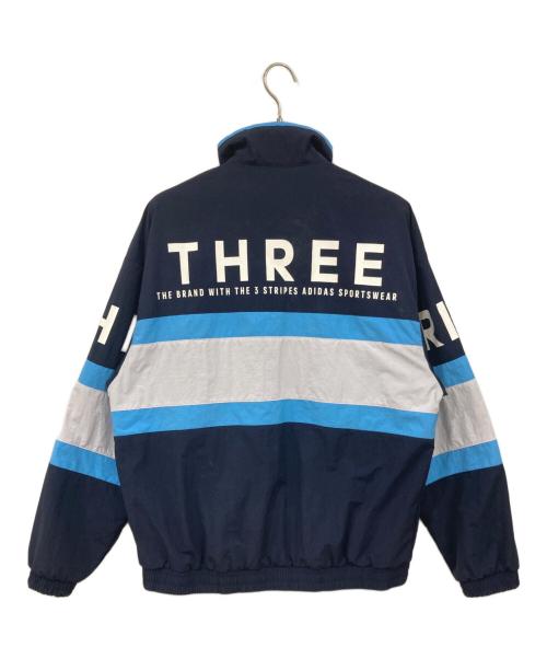 adidas（アディダス）adidas (アディダス) セットアップジャージ ネイビー×ホワイト サイズ:Mサイズの古着・服飾アイテム