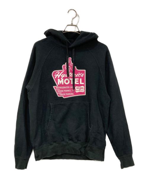 Hysteric Glamour（ヒステリックグラマー）Hysteric Glamour (ヒステリックグラマー) プルオーバーパーカー ブラック サイズ:SIZE Lの古着・服飾アイテム