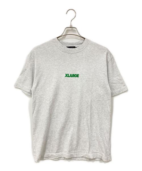 X-LARGE（エクストララージ）X-LARGE (エクストララージ) 半袖カットソー グレー×グリーン サイズ:Mの古着・服飾アイテム