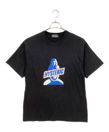 Hysteric Glamour（ヒステリックグラマー）の古着「半袖カットソー」｜ブラック×ブルー