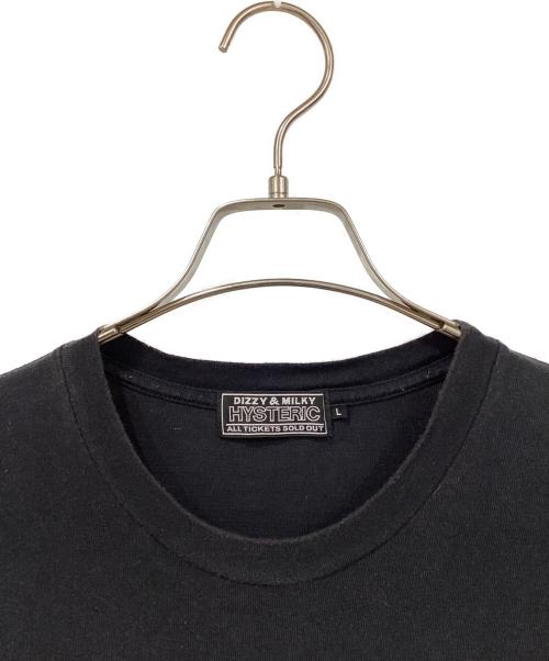 Hysteric Glamour（ヒステリックグラマー）Hysteric Glamour (ヒステリックグラマー) 半袖カットソー ブラック×ブルー サイズ:Lの古着・服飾アイテム