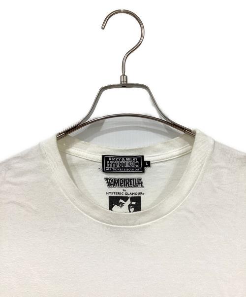 Hysteric Glamour（ヒステリックグラマー）Hysteric Glamour (ヒステリックグラマー) 半袖カットソー ホワイト サイズ:Lの古着・服飾アイテム