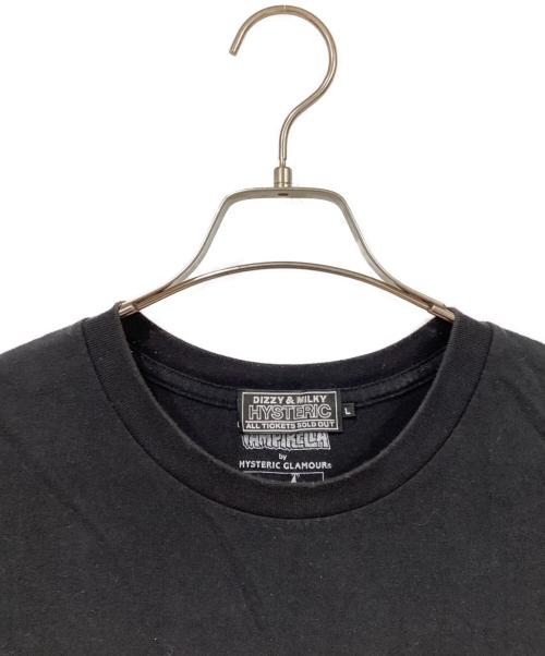 Hysteric Glamour（ヒステリックグラマー）Hysteric Glamour (ヒステリックグラマー) 半袖カットソー ブラック サイズ:Lの古着・服飾アイテム