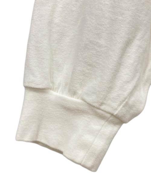 Hysteric Glamour（ヒステリックグラマー）Hysteric Glamour (ヒステリックグラマー) 長袖カットソー ホワイト×グリーン サイズ:SIZE Lの古着・服飾アイテム