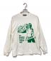 Hysteric Glamour（ヒステリックグラマー）の古着「長袖カットソー」｜ホワイト×グリーン