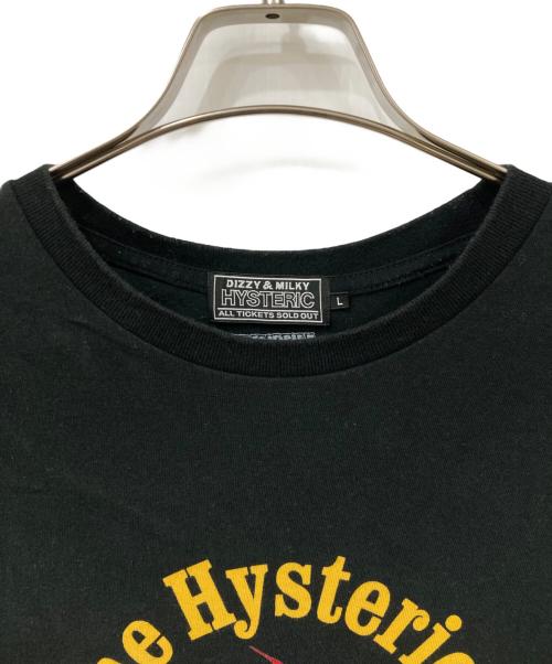 Hysteric Glamour（ヒステリックグラマー）Hysteric Glamour (ヒステリックグラマー) 半袖カットソー ブラック×イエロー サイズ:SIZE Lの古着・服飾アイテム