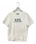 A.P.C.（アーペーセー）の古着「半袖カットソー」｜ホワイト