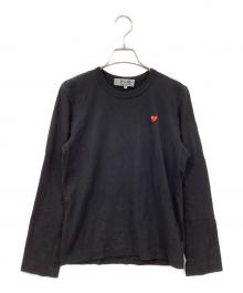 PLAY COMME des GARCONS（プレイコムデギャルソン）の古着「長袖カットソー」｜ブラック