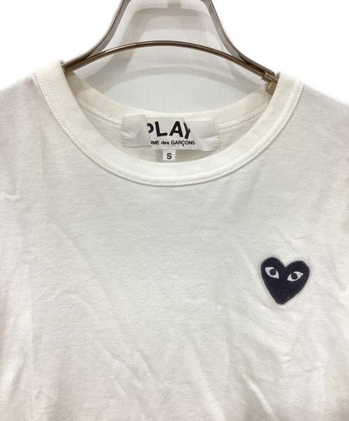 PLAY COMME des GARCONS（プレイコムデギャルソン）PLAY COMME des GARCONS (プレイコムデギャルソン) 長袖カットソー ホワイト サイズ:sの古着・服飾アイテム