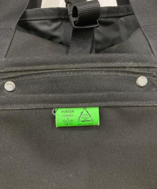 PORTER（ポーター）PORTER (ポーター) ユニオンリュックサック ブラックの古着・服飾アイテム